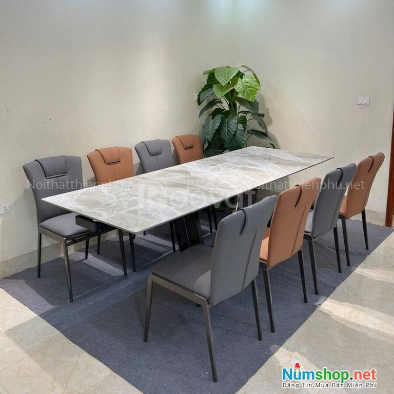 Bàn ăn thông minh 8 ghế nhập khẩu cao cấp