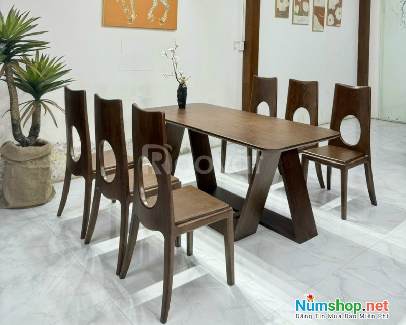 Bộ bàn 6 ghế ăn hiện đại TP414