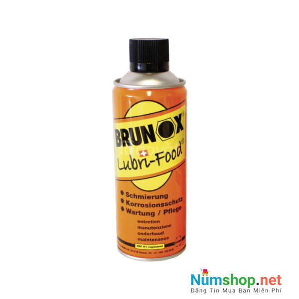 Dầu bôi trơn cho máy chế biến thực phẩm Brunox Lubri Food 400ml